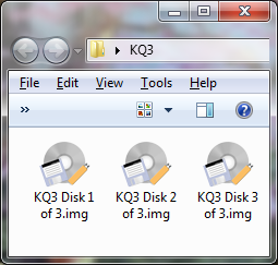 Resulting disk images